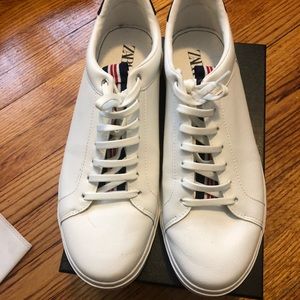 White sneakers from Zara